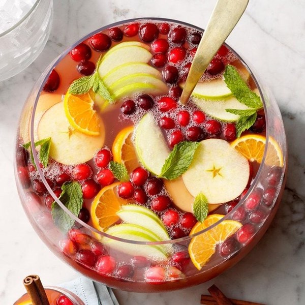 Chilled Christmas punch