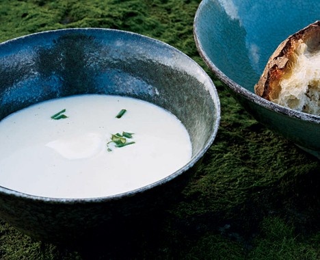 Chilled corn soup