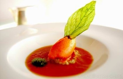 Chilled gazpacho