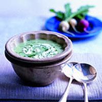 Chilled parsley vichyssoise 