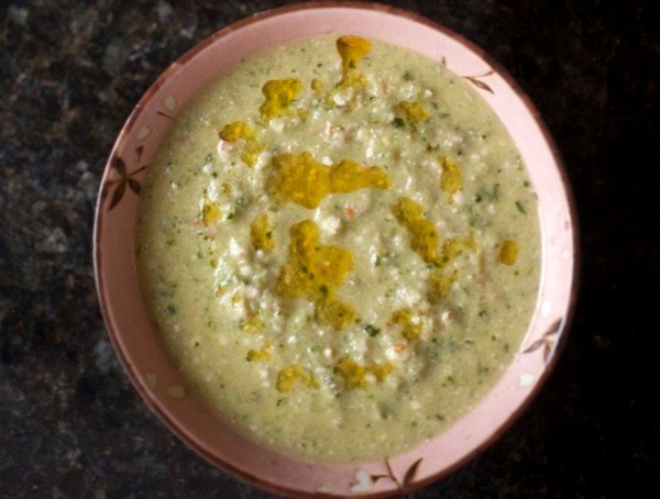 Chilled Spanish white gazpacho from 'Flour, Too' (Cook the Book)