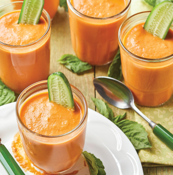 Chilled tomato soup