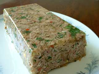 Chilled turkey loaf