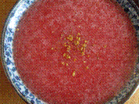 Chilled watermelon soup (Xigua lao / 西瓜烙)