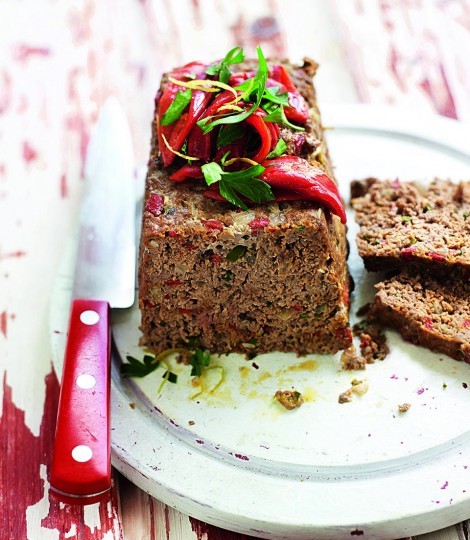 Chilli and pepper meatloaf