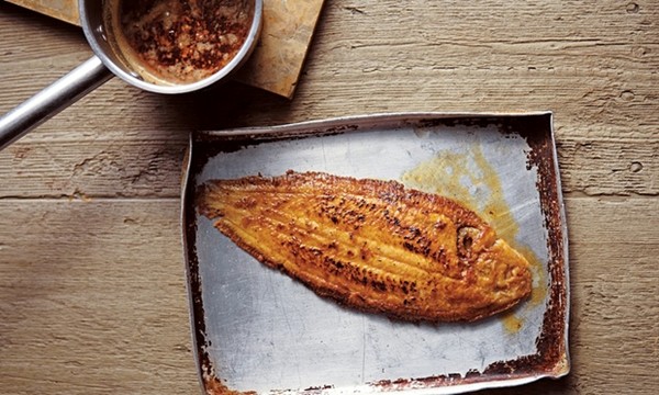 Chilli barbecued five-spiced dover sole