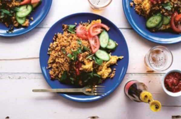 Chilli basil coconut fried rice