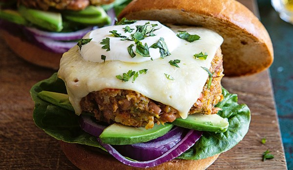 Chilli bean burgers