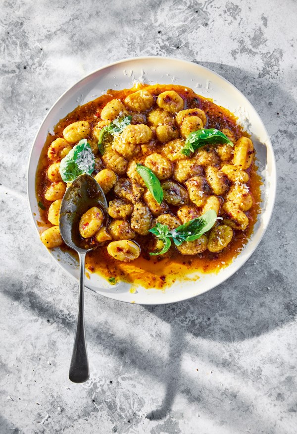 Chilli butter gnocchi