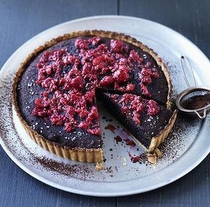 Chilli chocolate tart