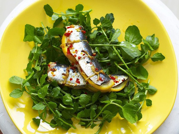 Chilli garlic sardines