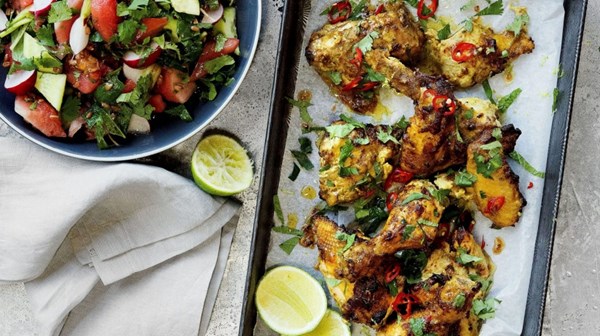 Chilli-glazed chicken
