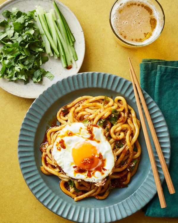 Chilli oil udon