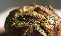 Chilli pesto garlic bread
