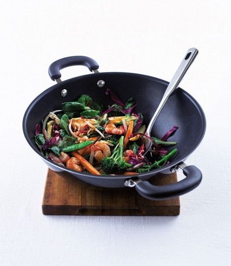 Chilli prawn stir-fry