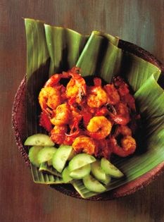 Chilli prawns