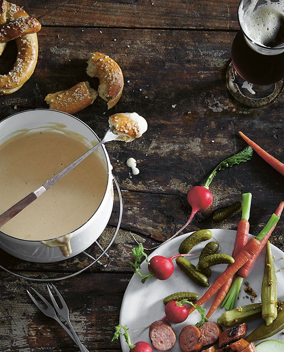 Chimay à la bière fondue
