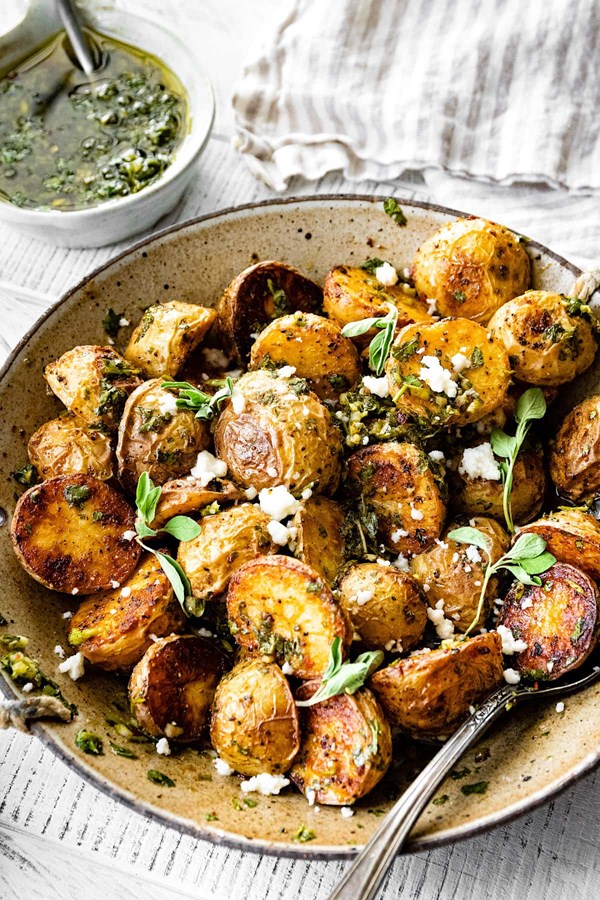 Chimichurri roasted potatoes