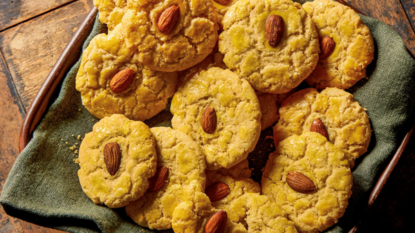 Chinese almond cookies