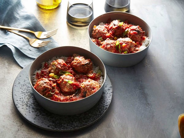 Chinese-American Thanksgiving meatballs