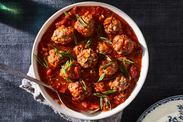 Chinese American Thanksgiving meatballs