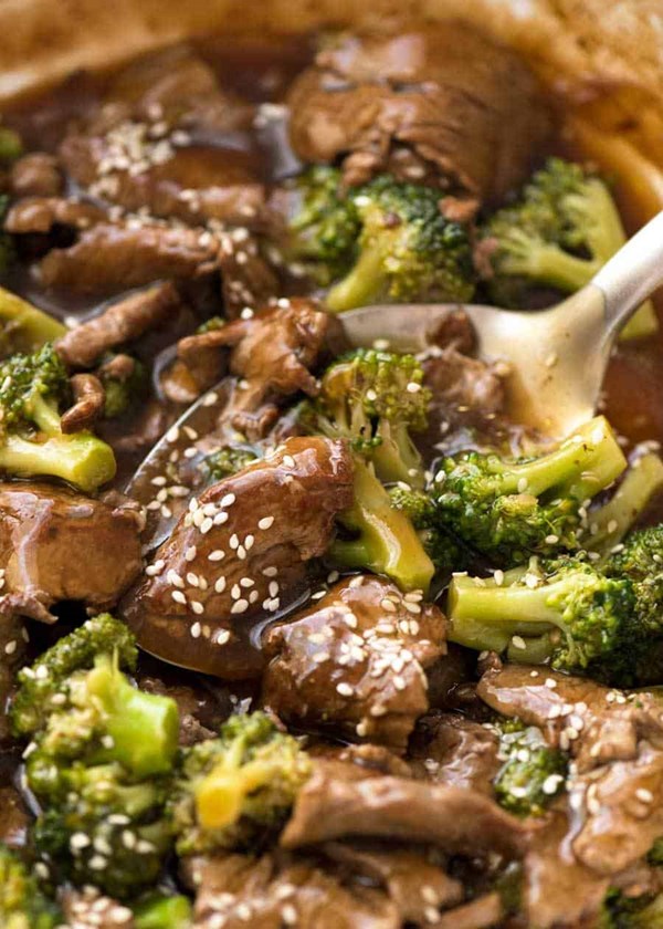 Chinese beef and broccoli