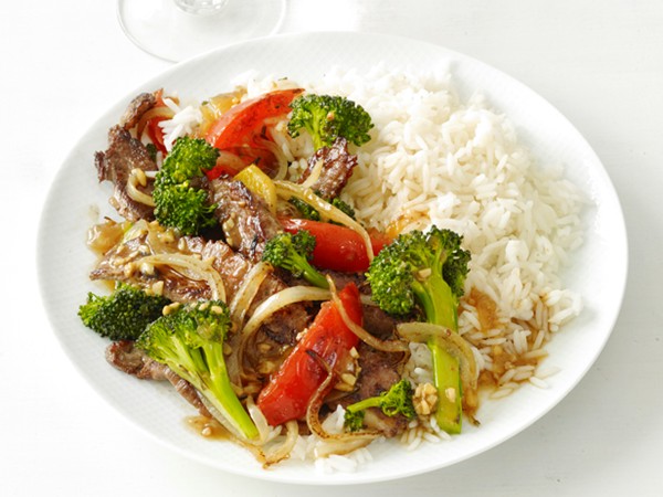 Chinese beef with broccoli