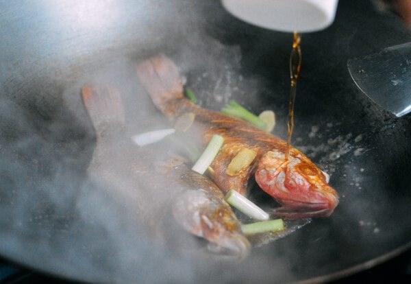 Chinese braised fish (Hong shao yu)