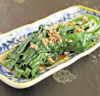 Chinese broccoli with oyster sauce