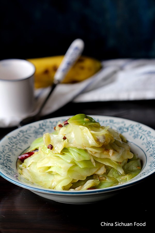 Chinese cabbage stir fry