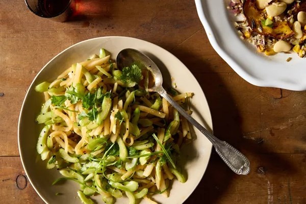 Chinese celery & turnip salad