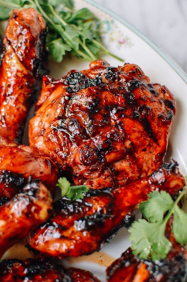 Chinese char siu grilled chicken