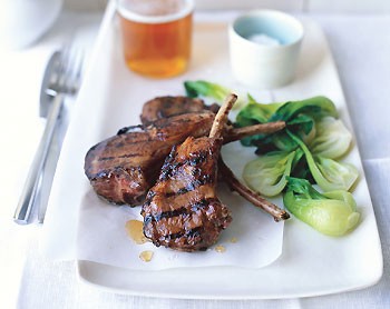 Chinese char siu grilled lamb chops