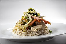 Chinese chicken and cabbage stir-fry
