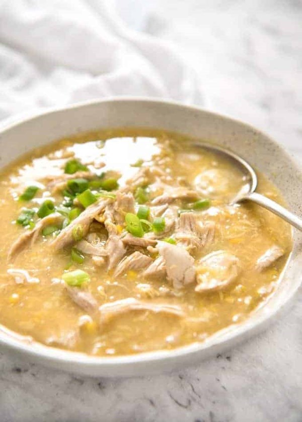  Chinese corn soup with chicken