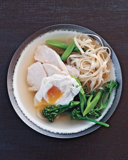 Chinese egg noodle soup