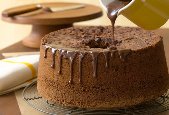 Chinese five-spice chocolate chiffon cake