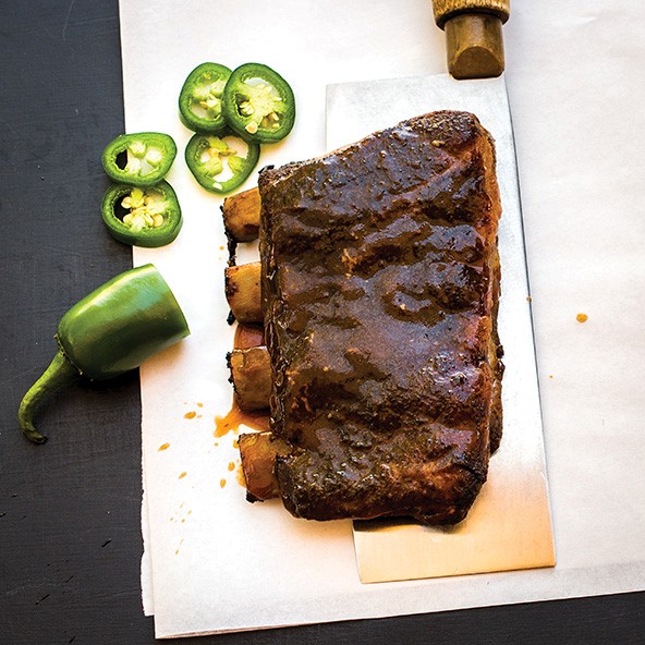 Chinese five-spice pork ribs