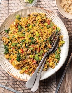 Chinese "fried" quinoa