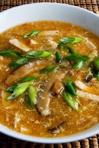 Chinese hot and sour soup