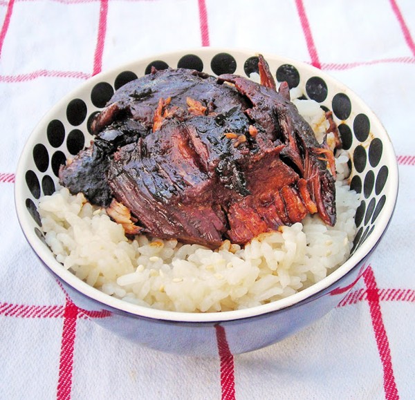 Chinese influenced boneless pork ribs