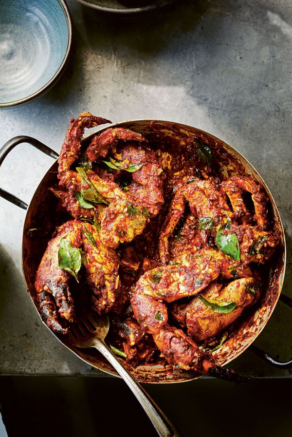 Chinese-Malaysian aromatic crab (Crab kam heong)