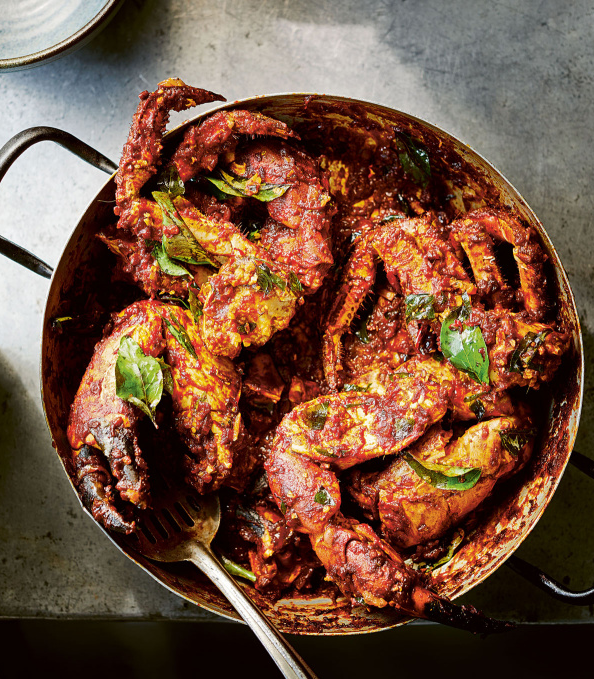 Chinese-Malaysian aromatic crab (Crab kam heong)