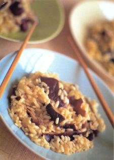 Chinese mushroom risotto