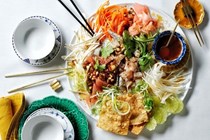 Chinese New Year raw fish salad [Kym Machin]