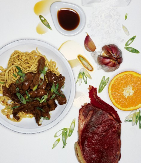 Chinese orange beef