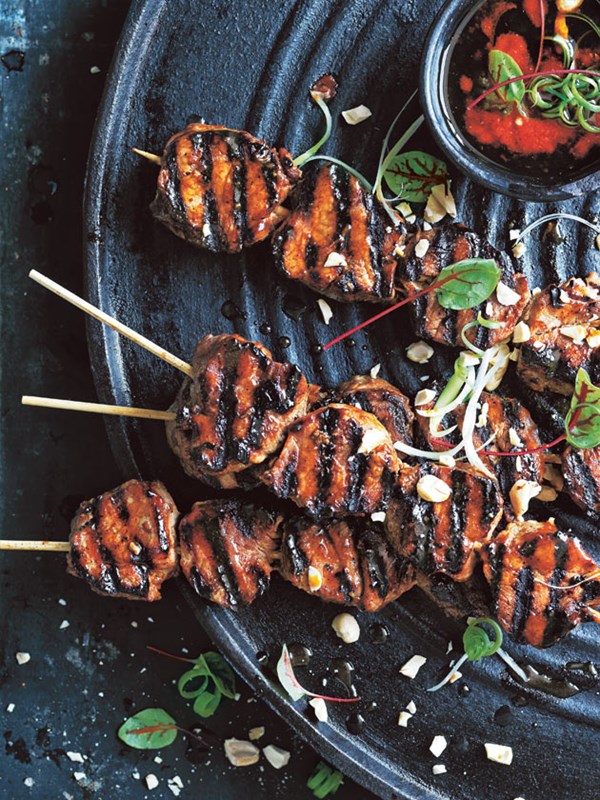 Chinese pork skewers
