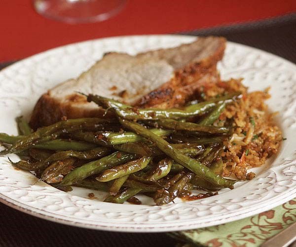 Chinese restaurant-style sautéed green beans