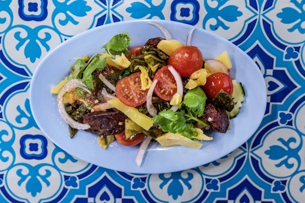 Chinese sausage salad