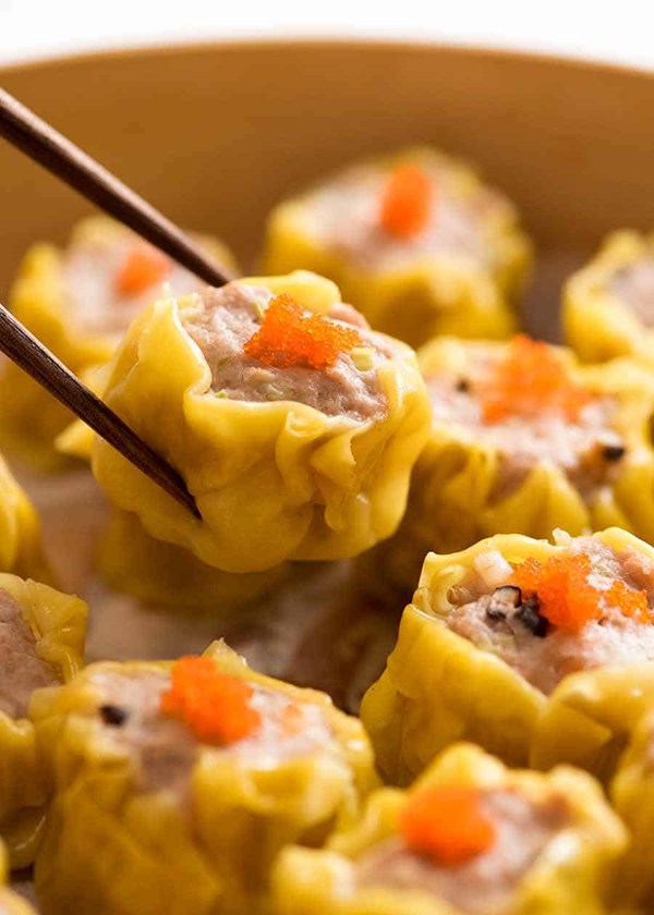 Chinese steamed dumplings (Siu mai / Shumai)